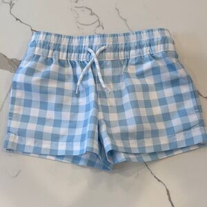 The Beaufort Bonnet company Gingham boy swimsuit